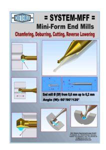 système mini outil coupant chanfreiner MFF