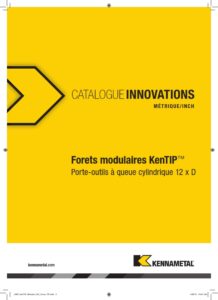 Foret modulaire, porte-outil queue cylindrique Kennametal