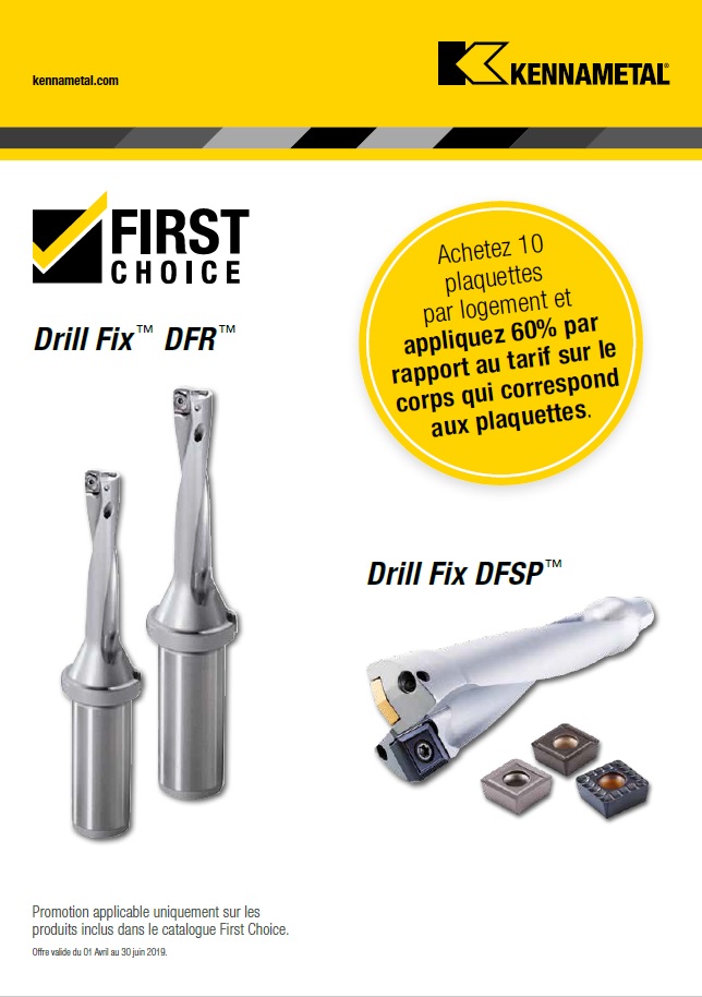 Distributeur outil Kennametal, plaquette Kennametal, Foret Kennametal